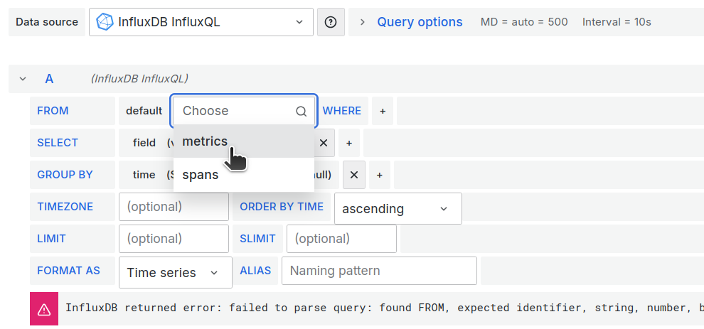 dashboard metrics measurement